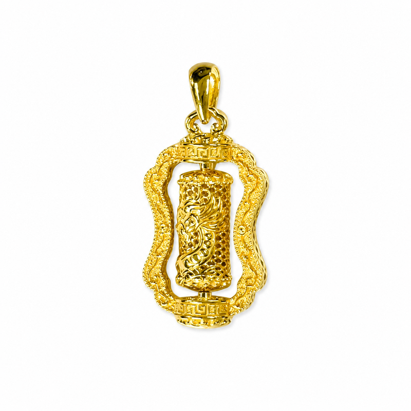 Fortune Scroll Pendant