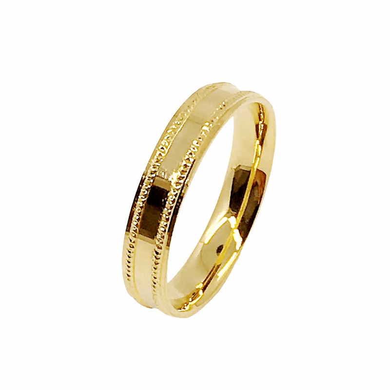 Simple Dotted Wedding Band